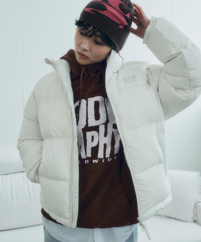 Cgp [24 Year Ver.] Rds Essential Duck Down Puffer Short Padded Jacket_Ivory