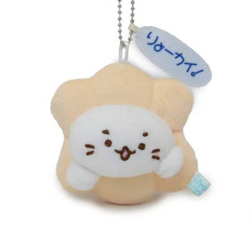 Adorable Cartoon Seal Keychain Soft Plush Toy With Versatile Hanging Accessories