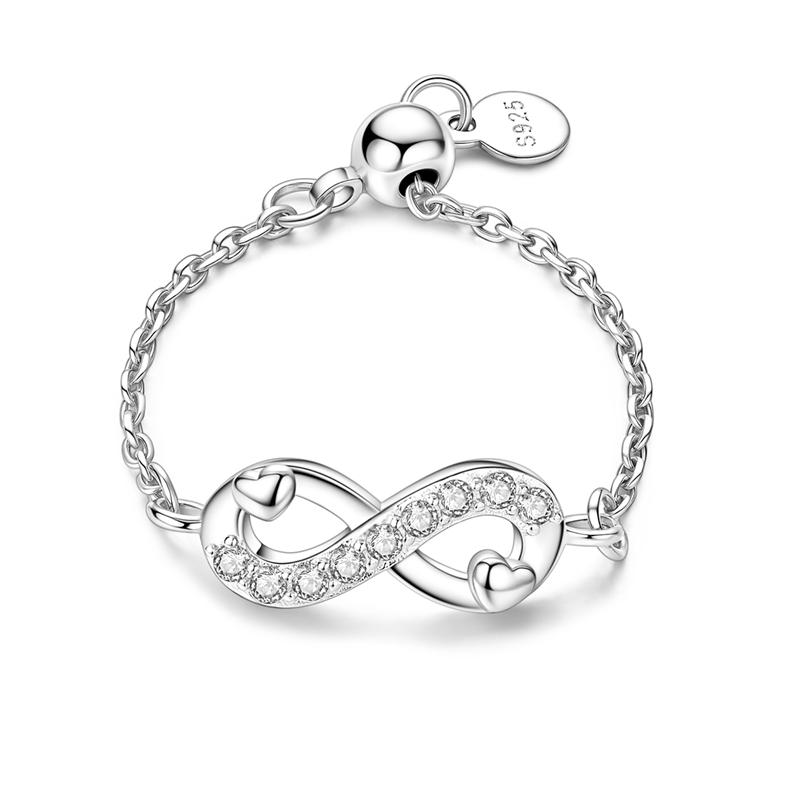 925 Silver Women Open Rings Tree of Life Clover Cat Claw Open Ring For Party Jewelry Anniversary Birthday Gift