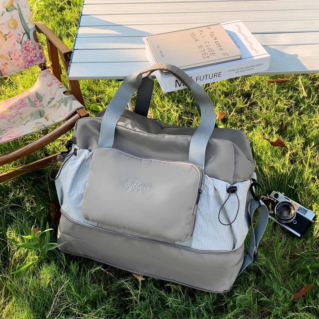 Large capacity travel bag Women's short-distance boarding bag Business trip handbag Light luggage bag Men's sports fitness bag Travel
