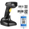 1d 2d Wireless Barcode Scanner with Charging Base Qr Code Scanner Barcode Reader Bar Scanner Handheld Wireless Scanner