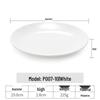 Melamin Runde Flache Speiseteller, 5er-Pack