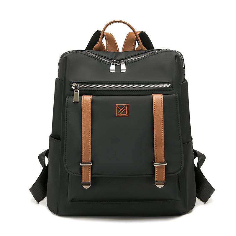 Color Block Nylon Backpack Outdoor Women s Large Capacity Backpack