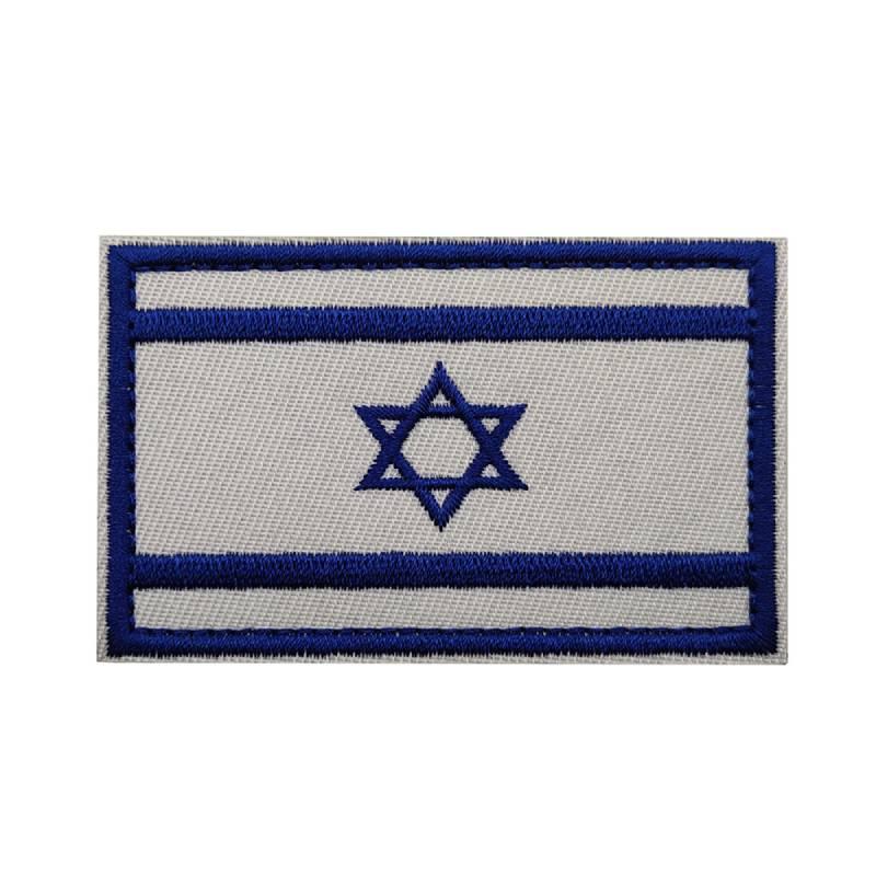 Emblem Flags Israel Velcro Embroidery Patch Cloth Backpack Accessory Decorations