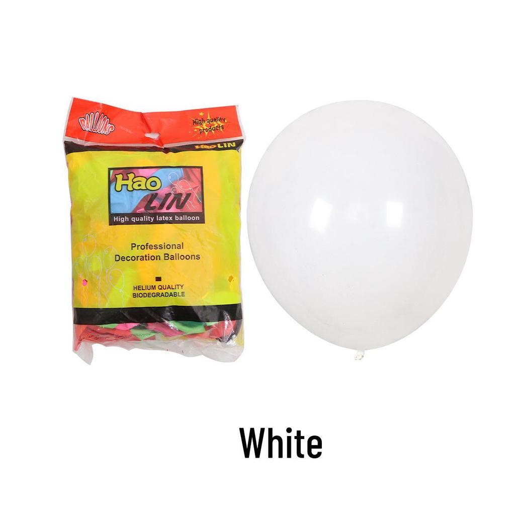 12-Inch Matte Latex Balloons - 2.8g Round for Party Decor