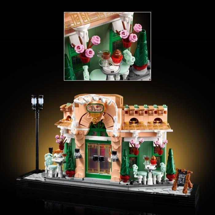 LEGO Icons 10362 Le café français - Décoration parisienne pour étagère - Set pour adulte
