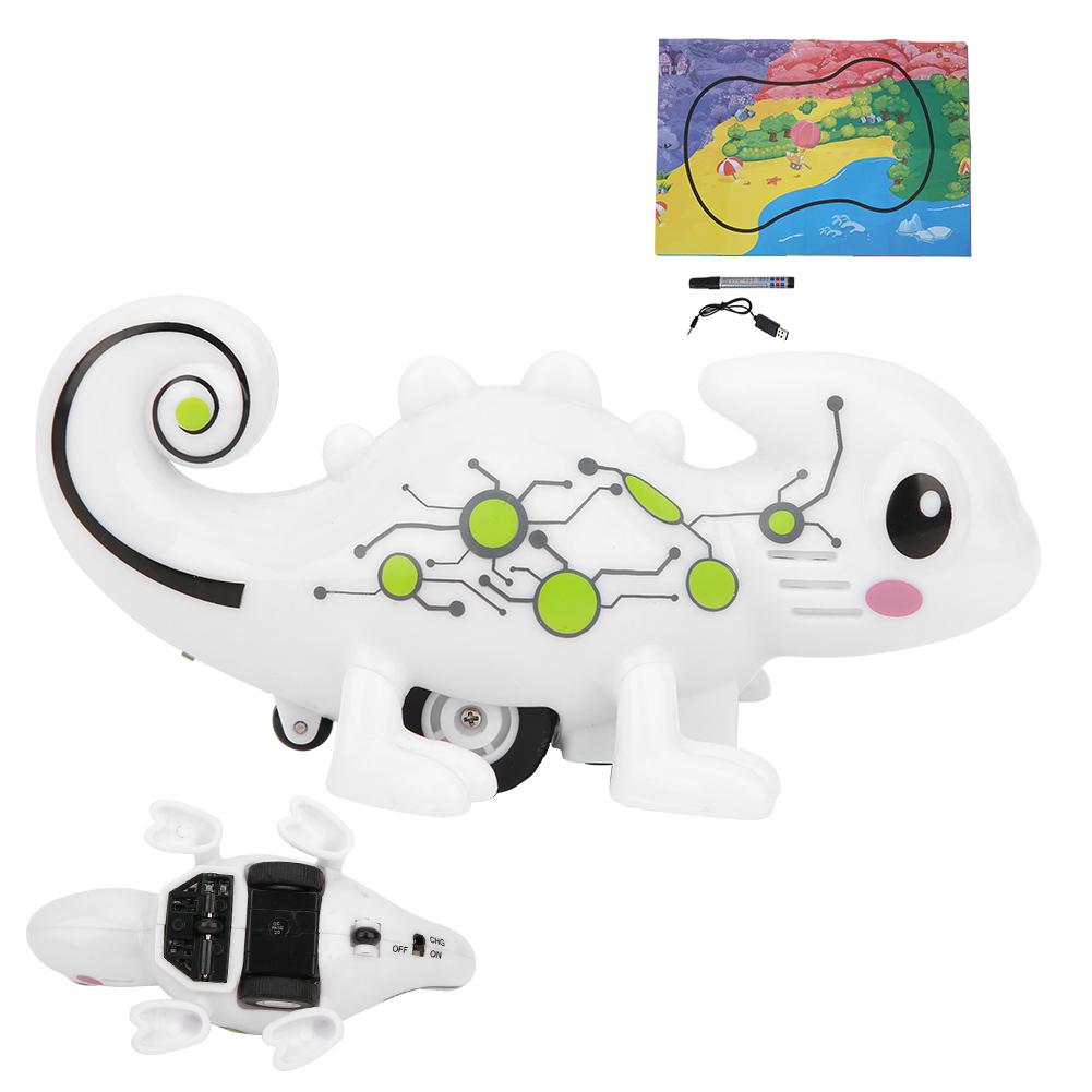 Induction Dinosaur Toy Pen Draw Lines Child Induction Toys with Light Sound Effect