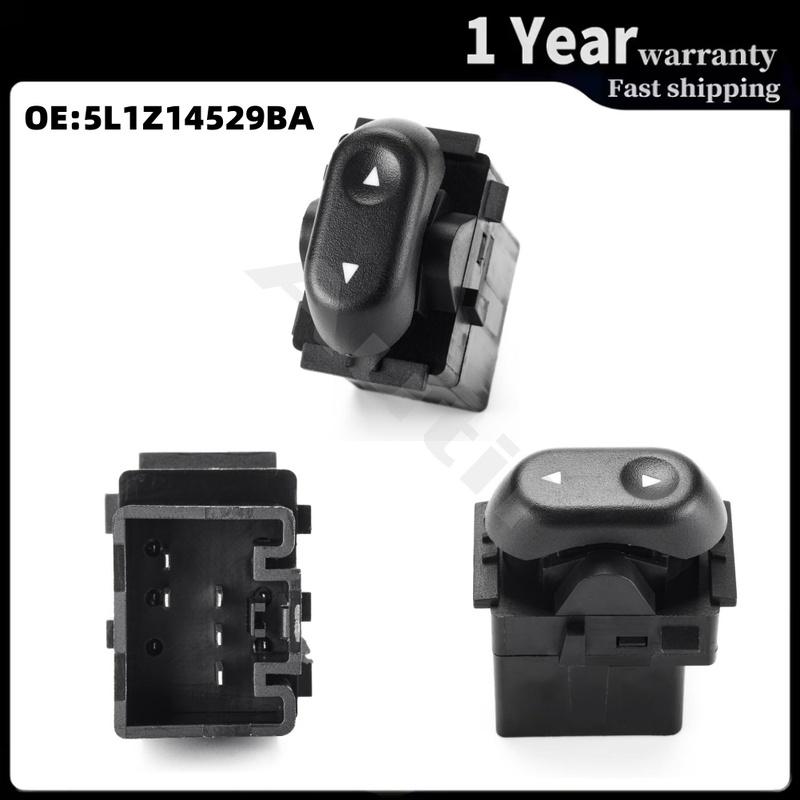 For Ford F150 Crown Victoria Expedition Button Rear Door Single Power Window Glass Lifter Control Switch Button 5L1Z-14529-BA