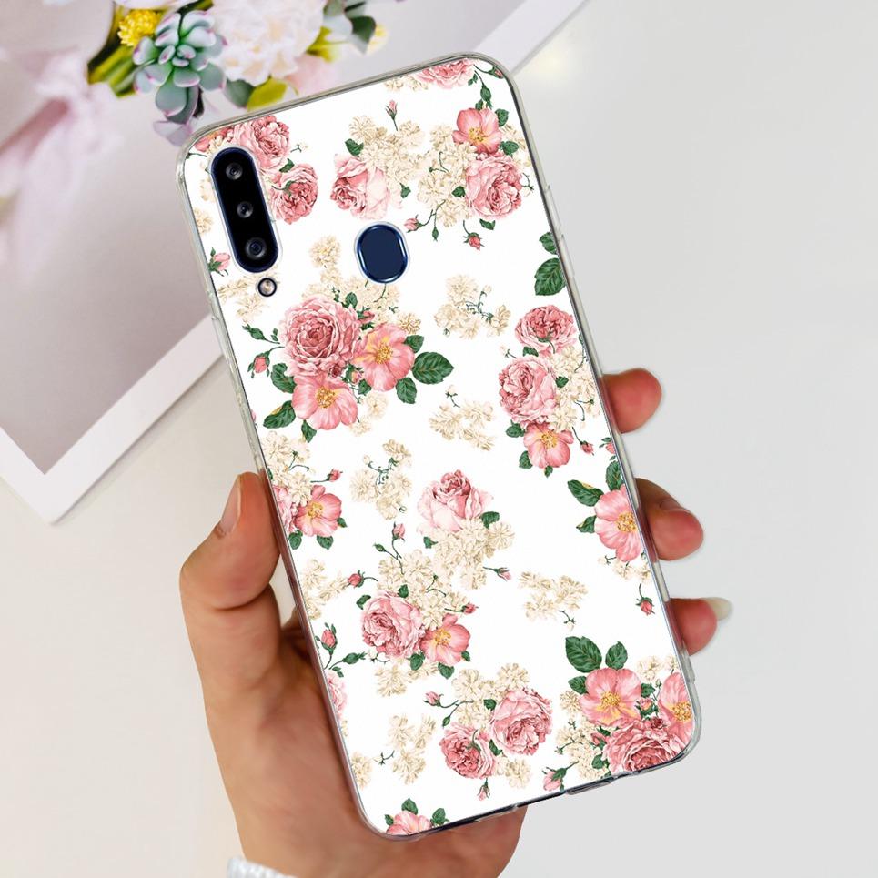 For Samsung Galaxy A20s A20 A20e Case Back Cover Cartoon Cool Style Animals Girly Soft TPU Silicone Bumper A202F A205F A207F