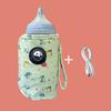 USB car bottle insulation cover portable milk thermostat outdoor constant temperature heating milk bottle insulation cover