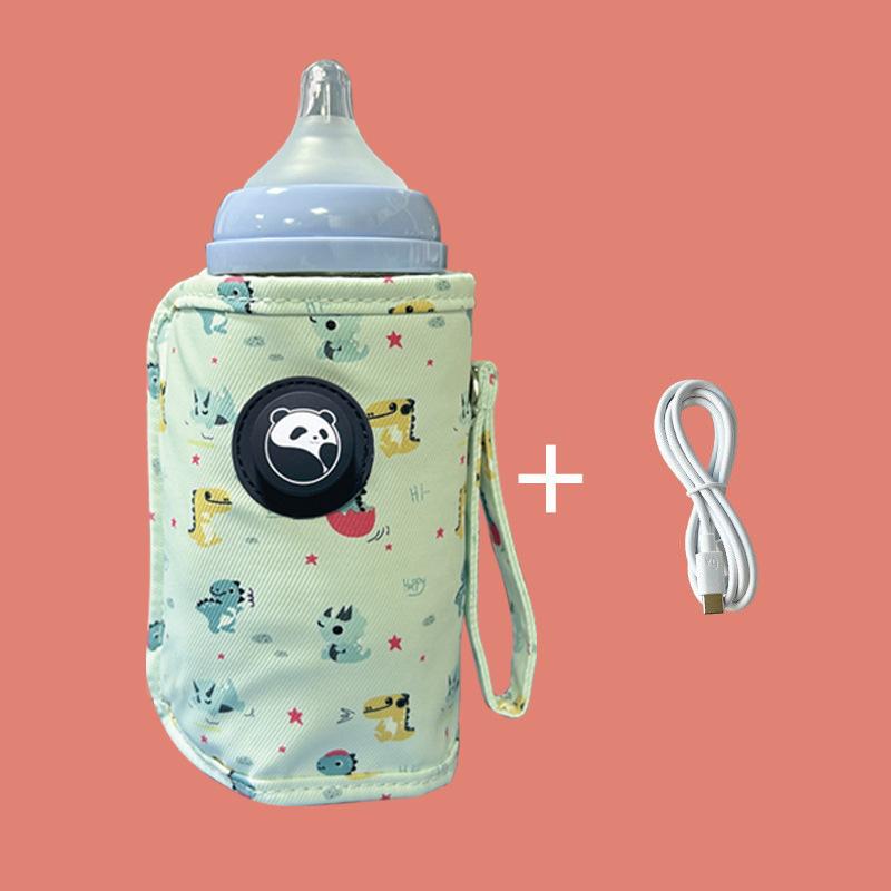USB car bottle insulation cover portable milk thermostat outdoor constant temperature heating milk bottle insulation cover