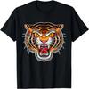 Tigerkopf Tattoo Grafik T-Shirt von Seven Relics T-Shirt