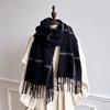 Nowe zimowe szale szale owijane projekt kaszmirowy szalik kobiety ciepła moda pashmina femal poncho szalik echarpe bandana