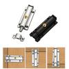 8Pcs Stainless Steel Automatic Spring Door Latches Bolt Antitheft Security Button Lock Door Hardware Easy to Install