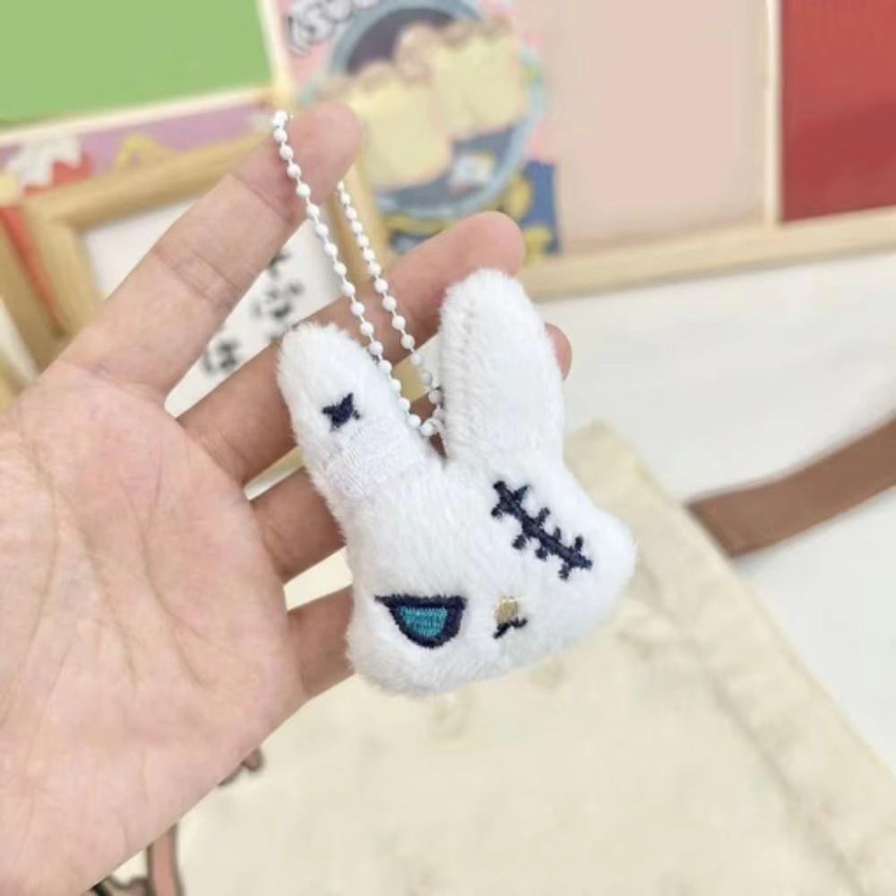 PP Cotton Rabbit Doll Charm Bead Chain Plush Rabbit Accessory Backpack Decoration