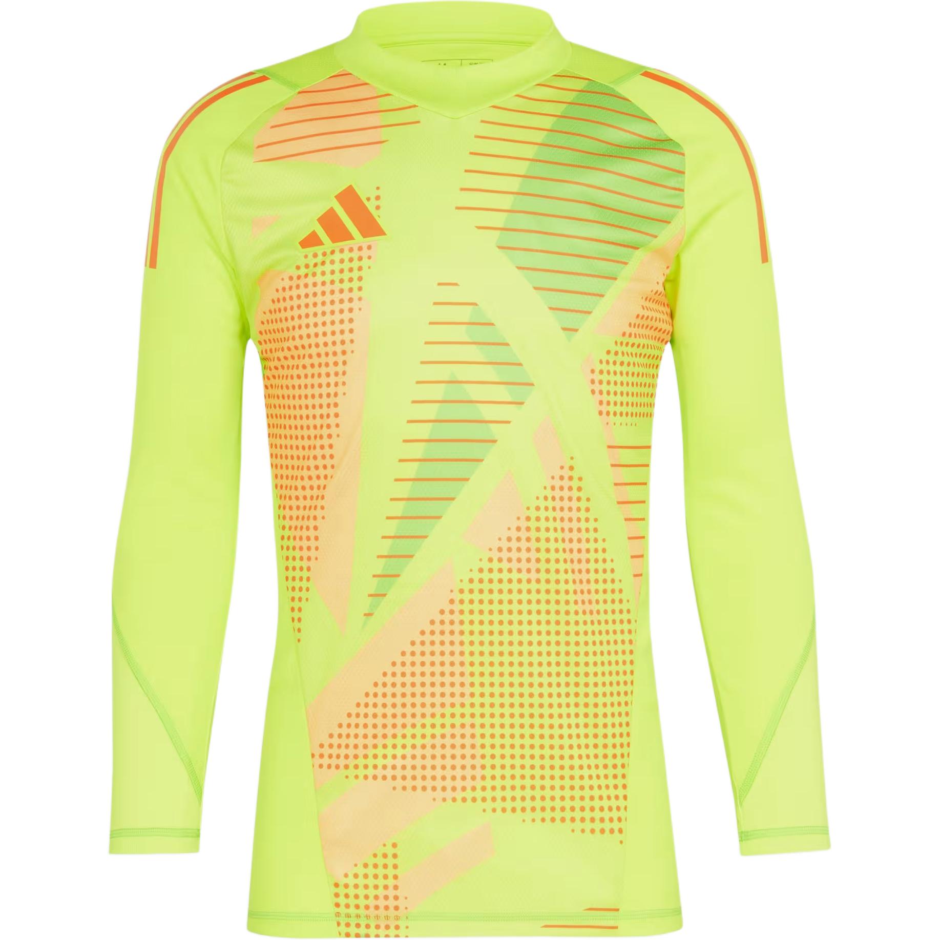 

Adidas Slim Fit Round Neck Long Sleeve Football Shirt Men tops Sun-Yellow IK4907 S