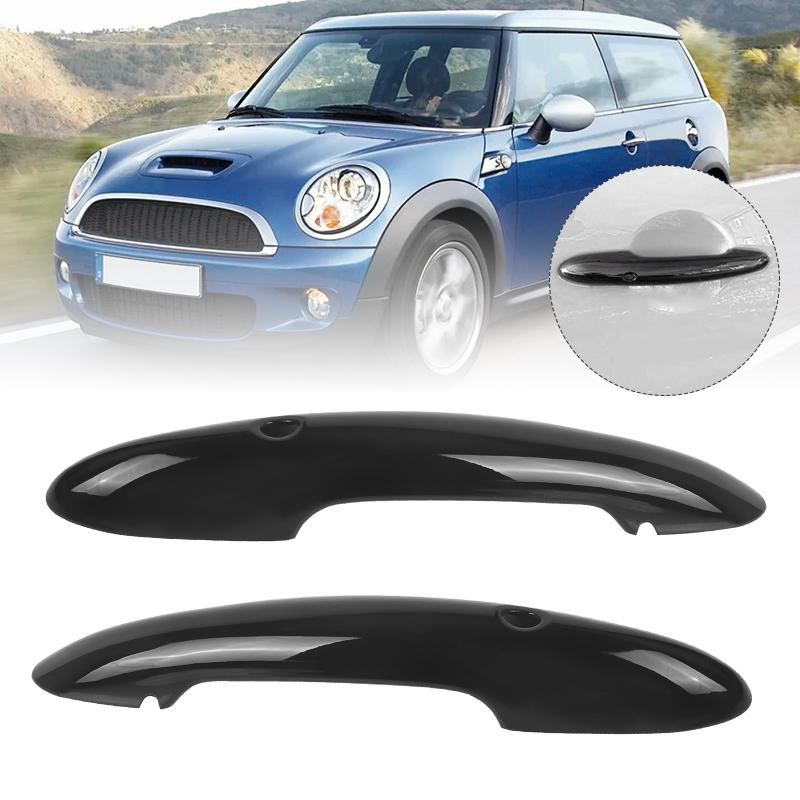 Exterior Door Handle Cover Sticker For BMW Mini Cooper JCW F54 F55 F60 F56 F57 Glossy Black Door Handle Car Styling Accessories 2 door