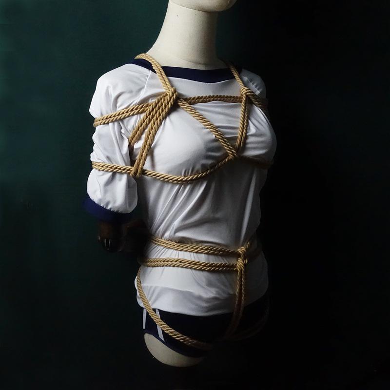Hemp Bondage Rope Tutorial: Erotic Fixing & Tightening Guide with SM Props