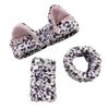 Popular Furry Plush Hairband and Wrist Wash Band for Female Everyday Use Face Washing Makeup Mask Application Headwear