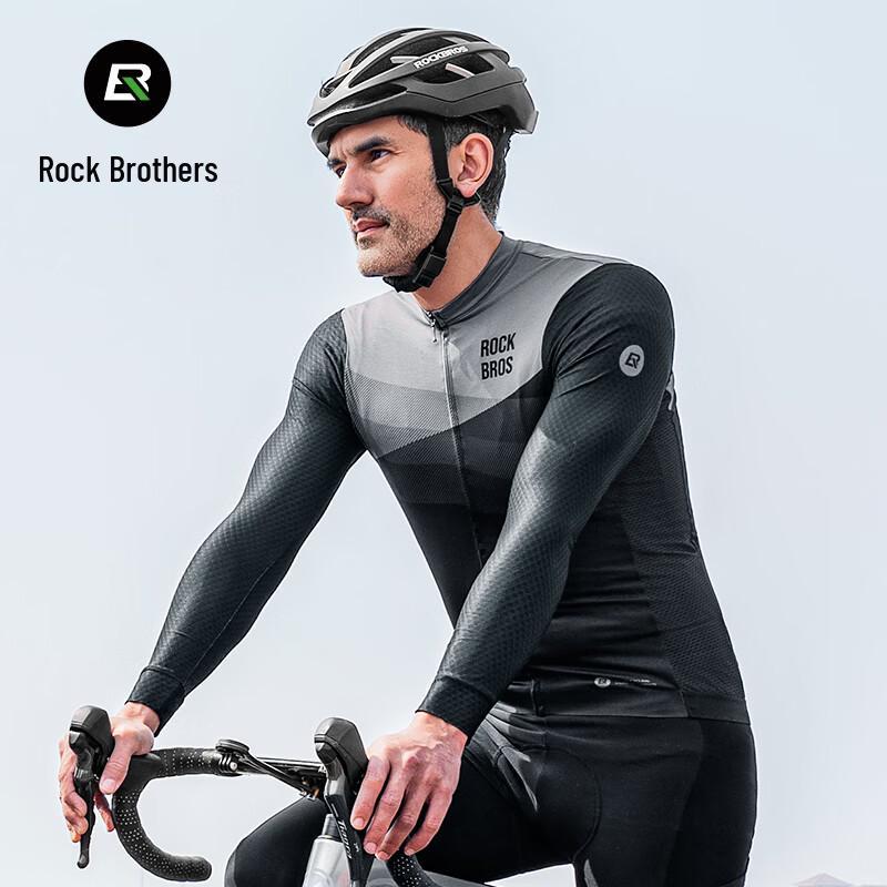 Rockbros Men's Long Sleeve Quick-Dry Cycling Jersey