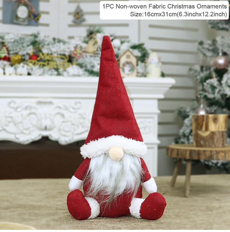 Christmas Gnomes Elf Doll Christmas Decorations 2025 Christmas Ornaments Home Decoration Xmas Gifts Navidad Natal New Year 2025