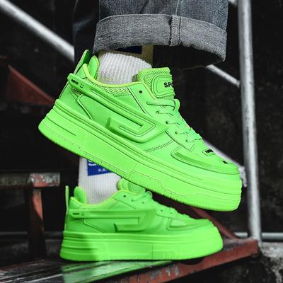 25/5000 Four Seasons Fashion Sports Casual Shoes Men's Fashion Shoes Youth Personality Board Shoes Men Thick Sole Increase