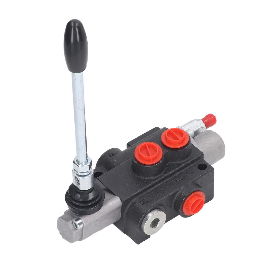 Set supapă hidraulică de control a debitului 1 bobină cu dublă acțiune cu mâner de comandă reglabil pentru bară de degajare