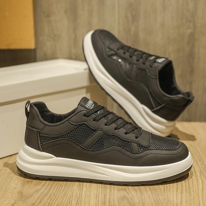 Fashion New Men's Shoes Fashion Casual Sneakers Summer Mesh Breathable Running Shoe Tenis Training Shoes for Men Lace Up Vulcanize Shoes