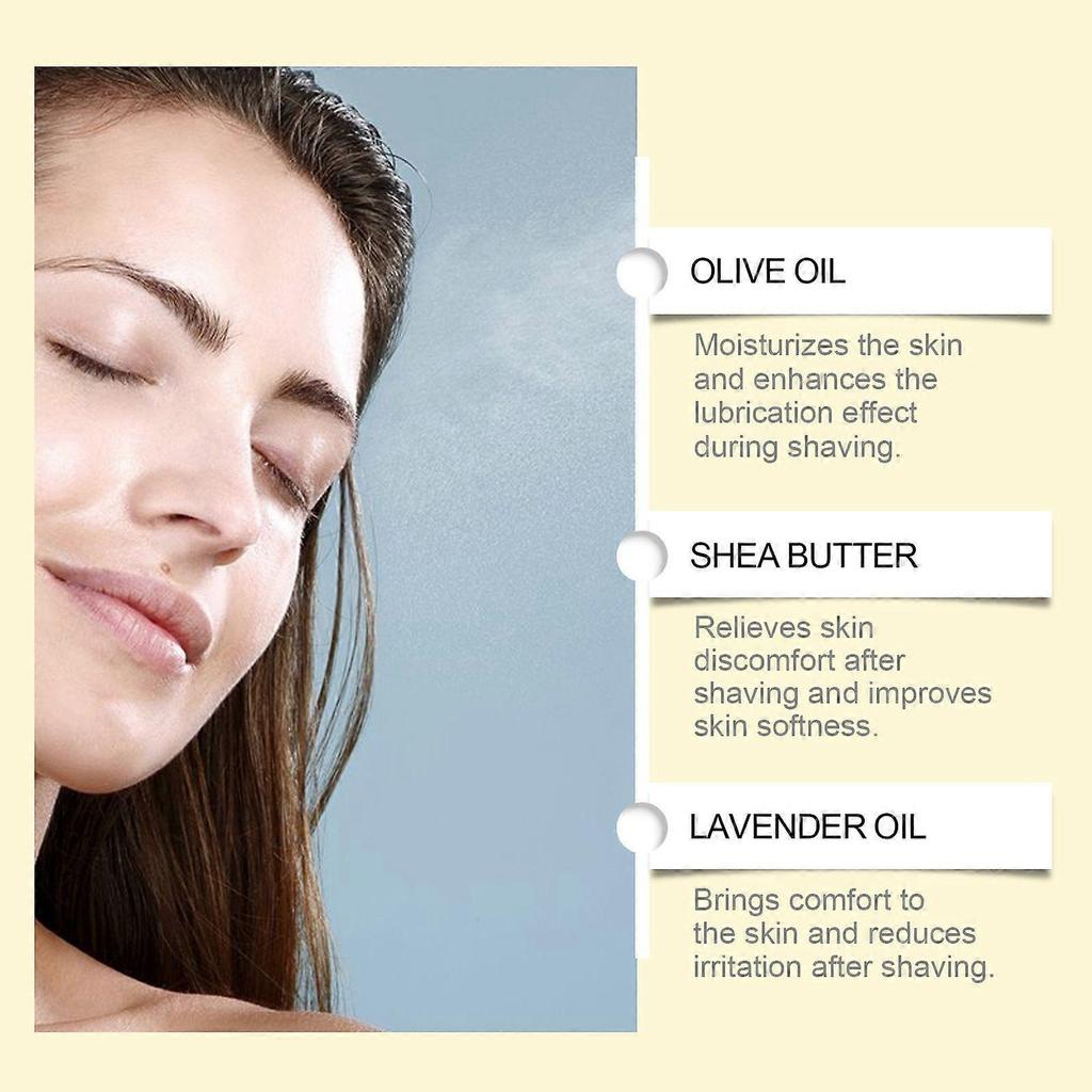 Multifunctional Nourishing Shaving Oil with Gentle Ingredients, Nourishing, Softening and Care Before Shaving, Massage Shaving Oil 100ml + Eyebrow