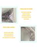 3pcs Five-pointed Star Sequin Transparent Swimming Ring Children Adult Water Sports Pool Ring Floating Beach Party Toy
