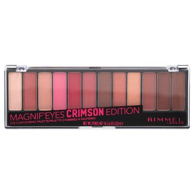 Rimmel London Magnif'Ees Paletka pro konturování očí 007 Crimson Edition 14,2 g, 1 kus