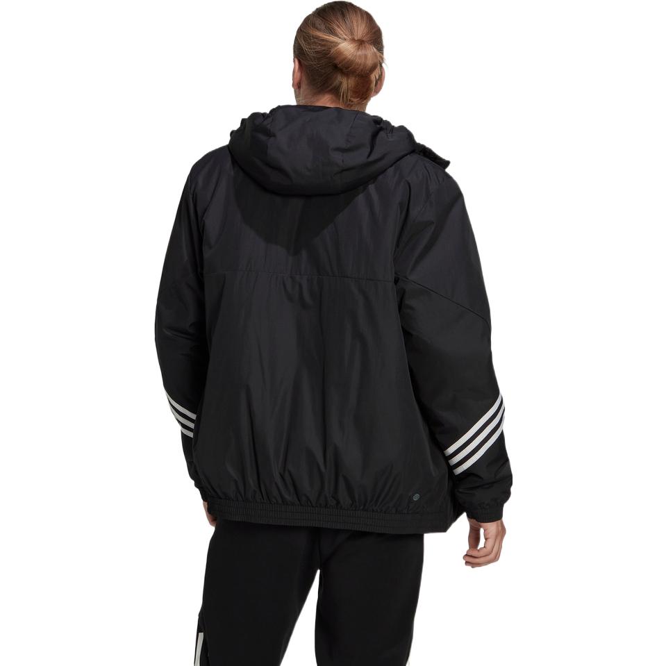 adidas Puffer Jackets Men's Black Hooded Moderate Other HG6010