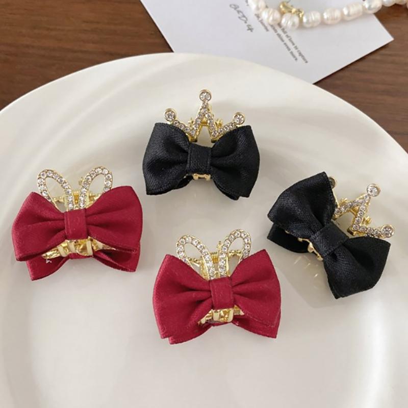 Kids Sweet Cute Bow Small Hair Clip Women Headwear Rabbit Ear Crown Mini Hair Claw Hairpins Girls Hair Accessories
