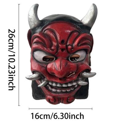 Japanese-style Devil Latex Mask