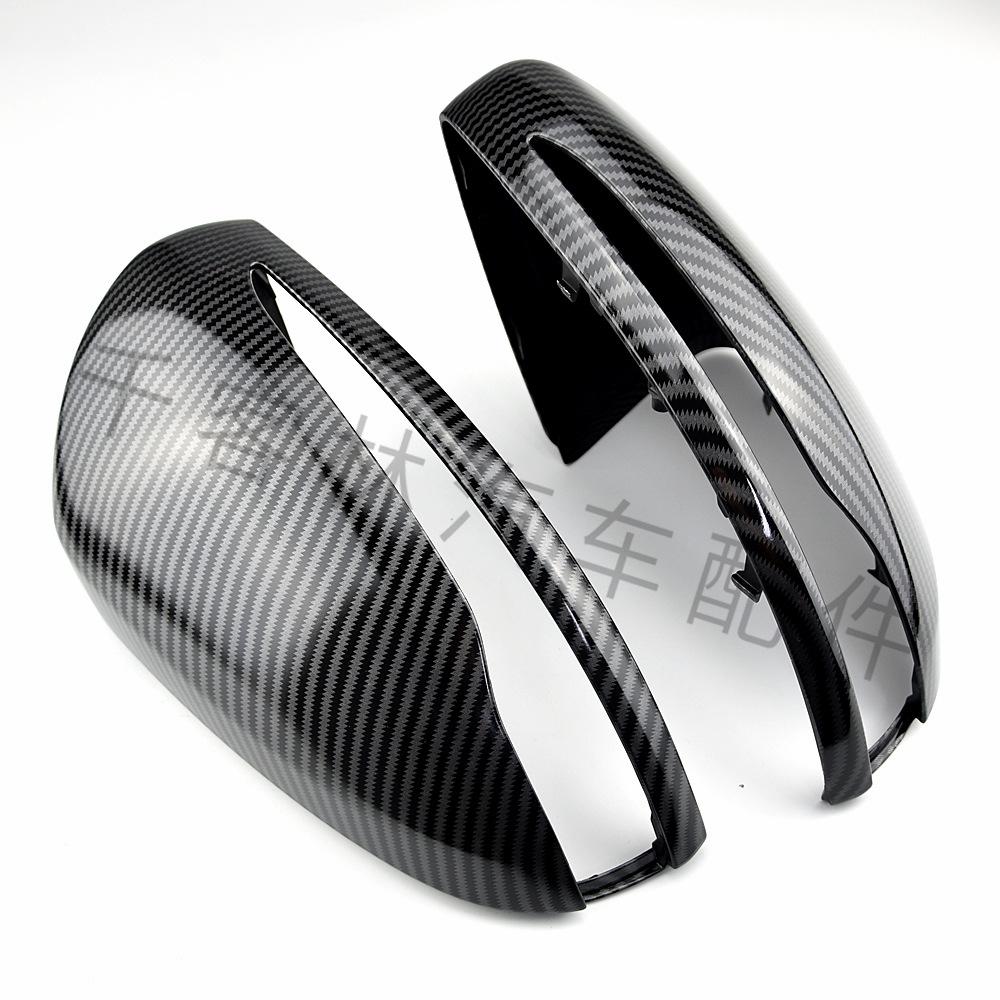 Applicabile a Mercedes-BenzC/S/E/GLC W205 W213 W222 Stampa a trasferimento d'acqua Fibra di carbonio Calotta specchietto retrovisore Calotta Specchio