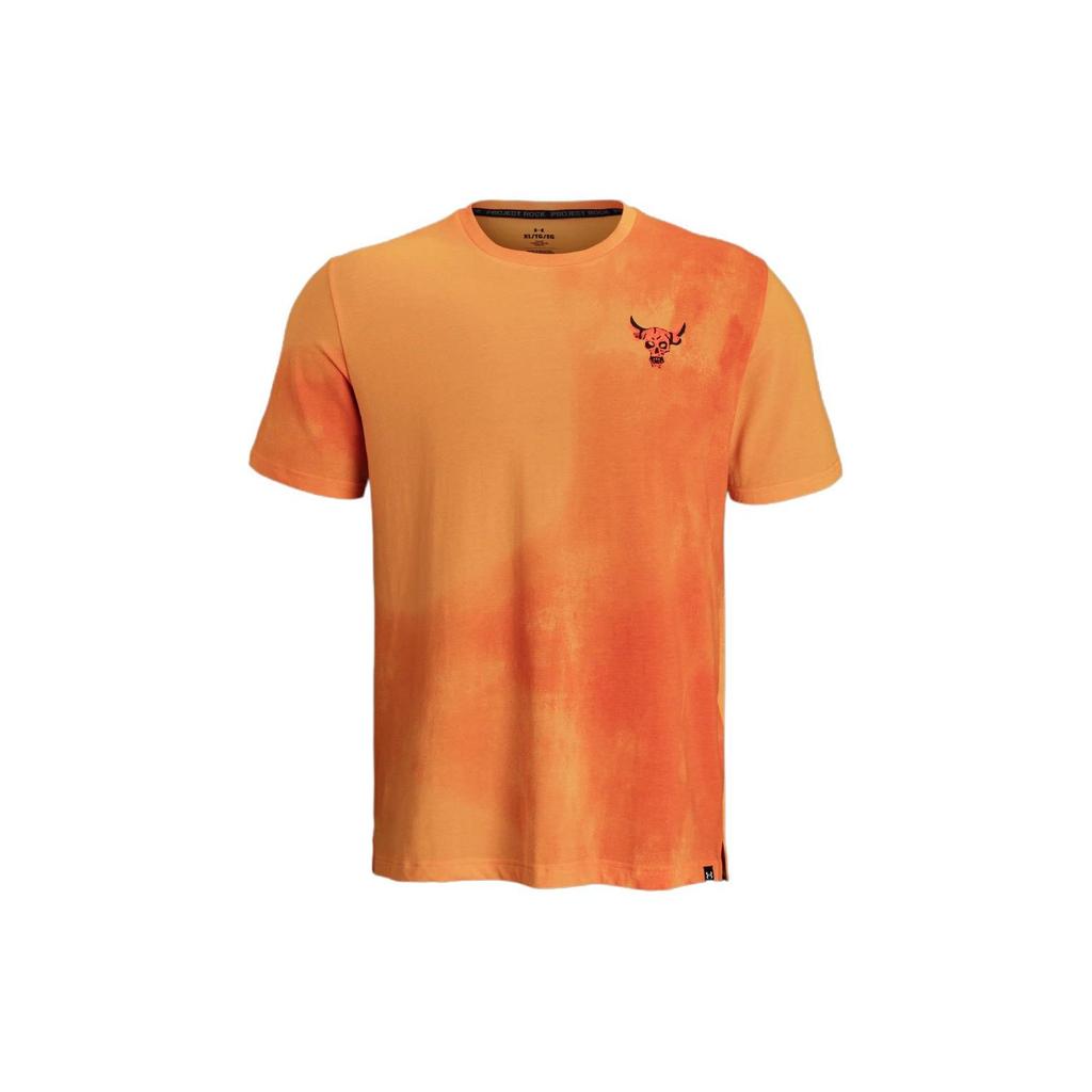 Under Armour Soft Comfortable Stretch Short Sleeve T-Shirt Men Tops Atomic-Orange 1383297-810