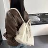Günlük Naylon Dolgulu Tote Çanta Tasarımcı Yumuşak Şişme Kadın Omuz Askılı Çapraz Askılı Çantalar Basit Vintage Büyük Kapasiteli El Çantaları