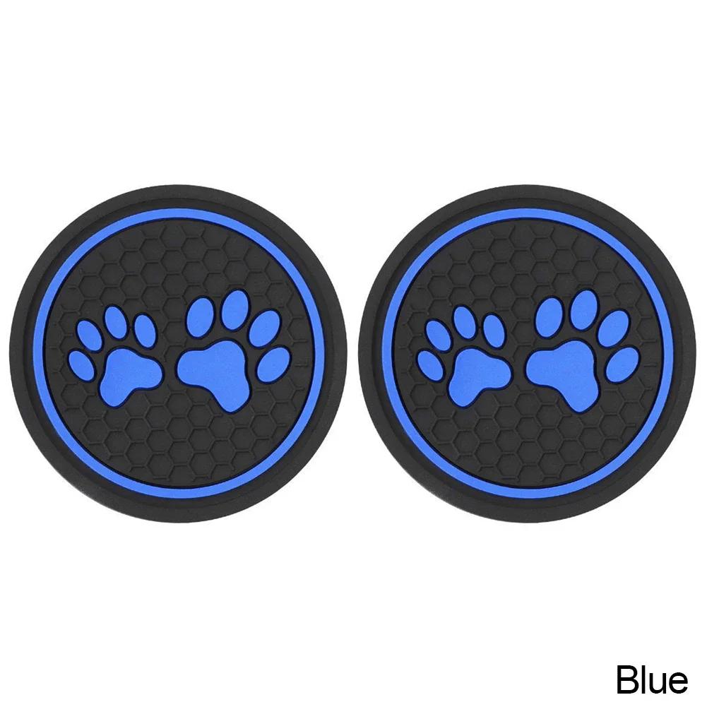 2PCS Car Coasters Cup Mat Universal Holder Anti Slip Bottle Pad Insert Pads Interior Most Water Cups Car Accessories