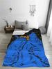 Custom Cookie Monster TV Programs Warm Flannel Throw Blanket for Bedroom Office Bedspreads