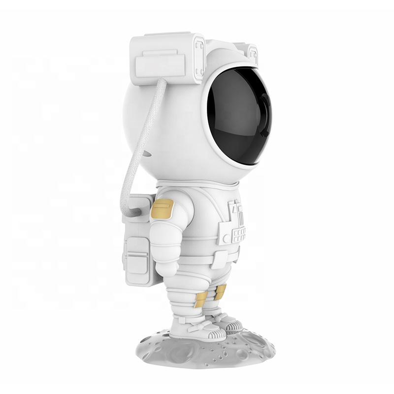 Smart Toy 360-Degree LED Star Projector Modern Astronaut-Shaped Night Light for Kids