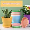 Pot Open Flower Pp Resin Plastic Flower Pot Balcony Greenery Gardening Succulent