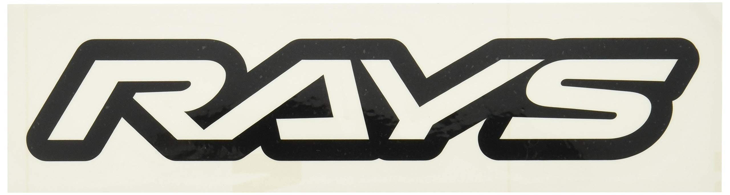 

RAYS RAYS LOGO Uncut Black 74040200006BK Sticker, W140mm, Lettering, (Matte Black), No. 19,