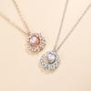 Aurora Star Moon Necklace Female Korean Edition Fashion Simple Temperament Pendant Zircon Moon Clavicle Chain Premium