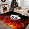 1PC rug Dynamic Qarabag Crest Design Carpet, Chair Rug,Area Rug for Office Bedroom living rooms bedroom, Doormat decor Christmas fan gifts