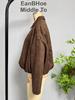 Women's Spring Autumn Faux Suede Velvet Stand Collar Zipper Button Flight Jacket Coat