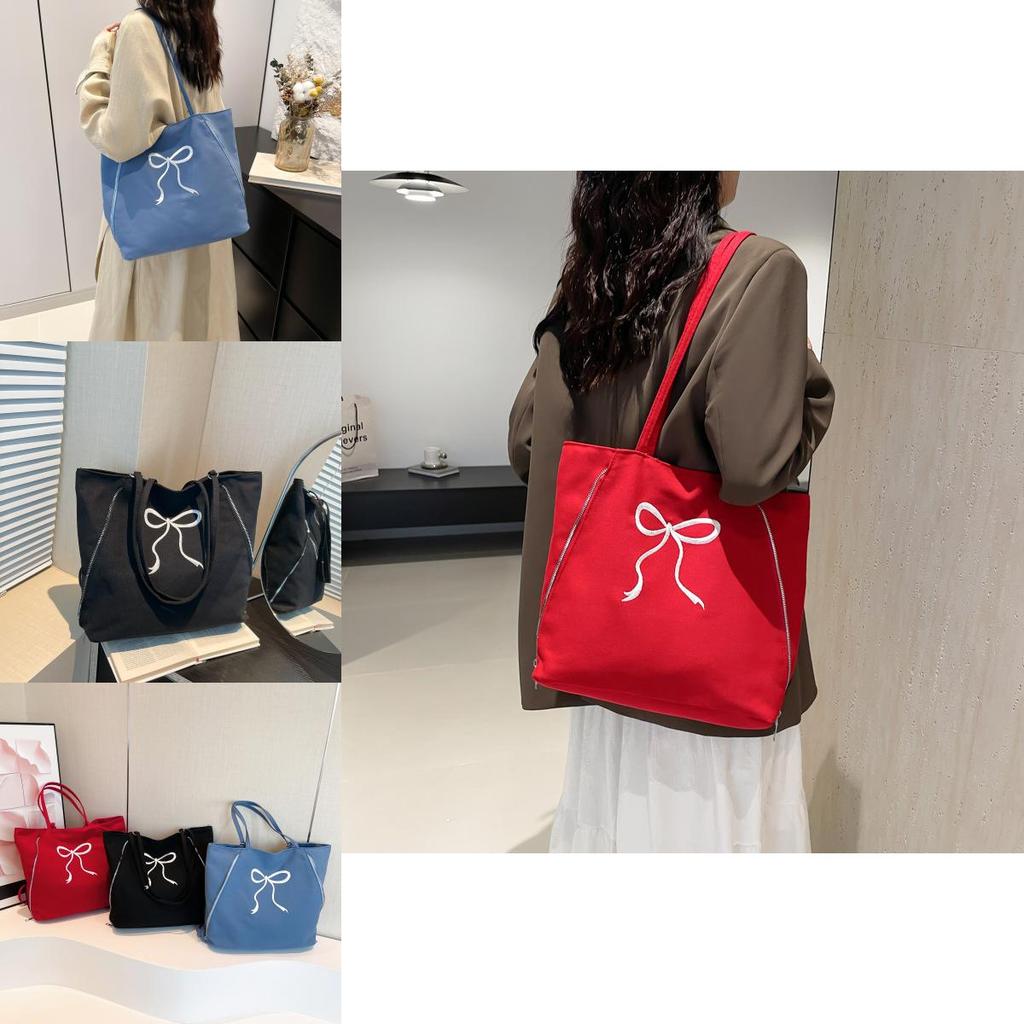 Large Capacity Stylish Canvas Tote Bag For Women Ideal For Commuting And Travel In 2024