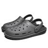 Summer Thick-soled Heightening Rubber Sandals Couple Bag Head Slippers Casual Trend Hole Shoes Latex Men's Beach Shoes