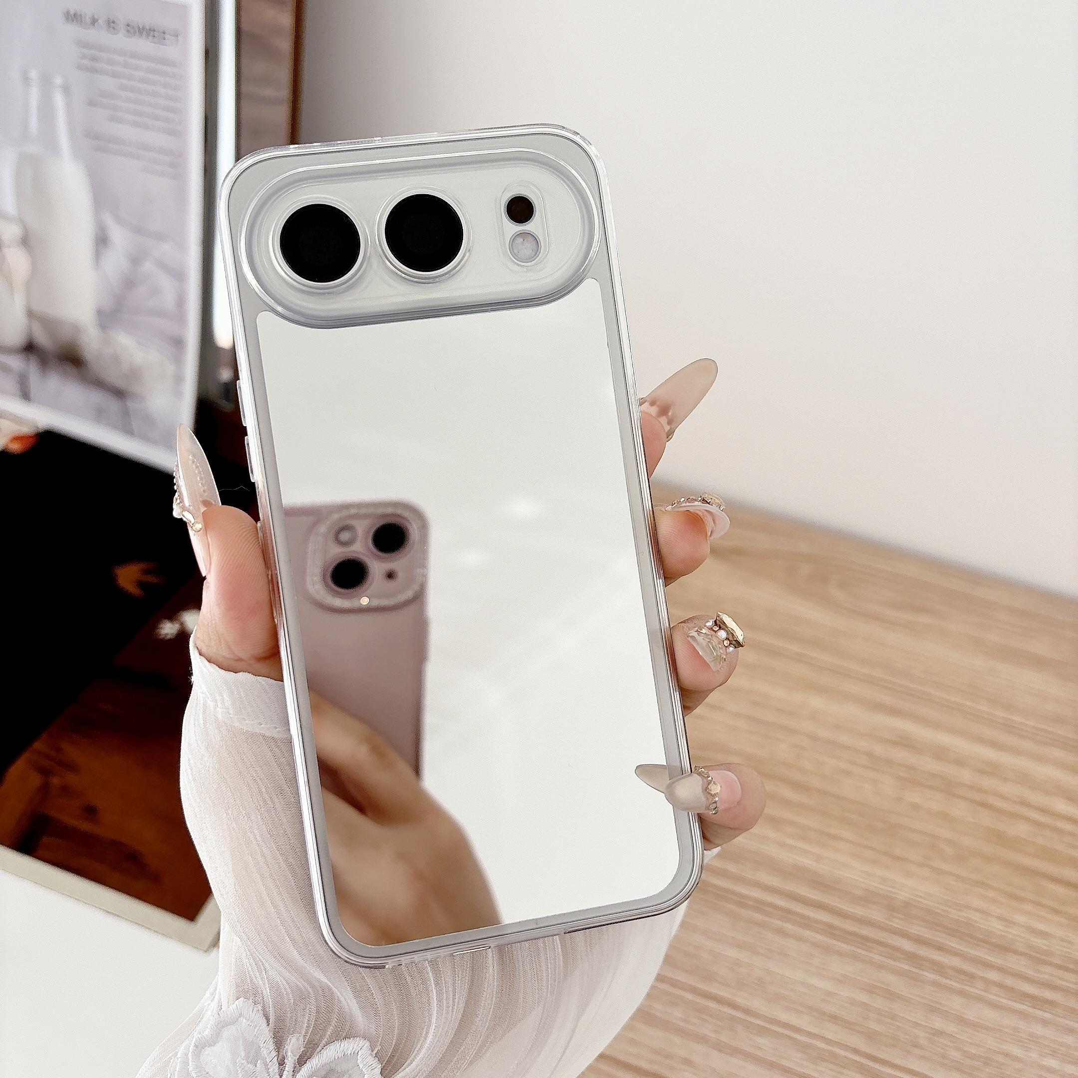 

Ударопрочный зеркальный чехол для iPhone 11 12 13 14 15 16 16E 17 Pro Max Plus Samsung Galaxy S26 S25 S24 S23 A35 A55 A54 A34 Redmi Note 10 11 13 12 Pro 5G Redmi Note 13 Pro Plus