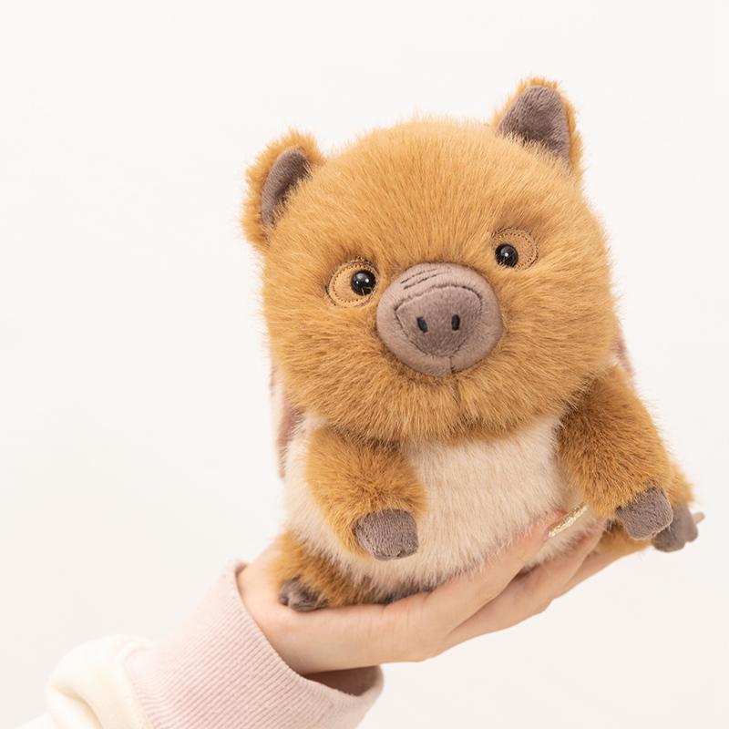 Peluche Giocattolo Cinghiale Bambino Cartone Animato 15cm Morbido Carino Maialino Animale di Peluche Morbido Kawaii per Ragazza Ragazzo Regalo di Compleanno