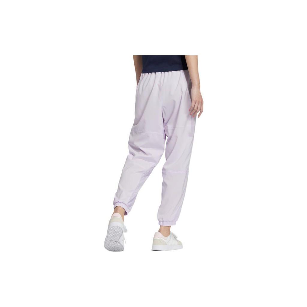 adidas Neo Casual Gewebte Einfarbige Streifen Sporthosen Damen Unterteile Lila HS8861